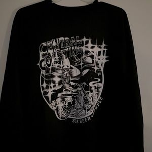 ATWYLD moto 805 CA black sweatshirt motorcycle women’s XL NWOT